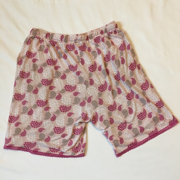 Jockey Floral Pajama Shorts, M - Picture 2 of 5